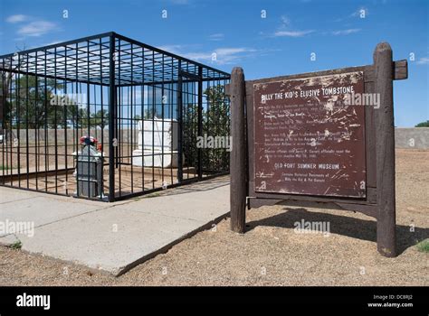 Billy the Kid grave site Fort Sumner New Mexico USA Stock Photo - Alamy