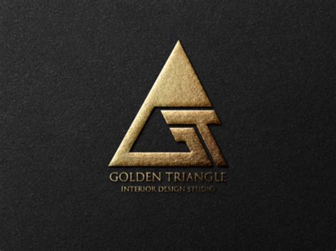 Golden Triangle logo design by Mahdi Barmaki on Dribbble