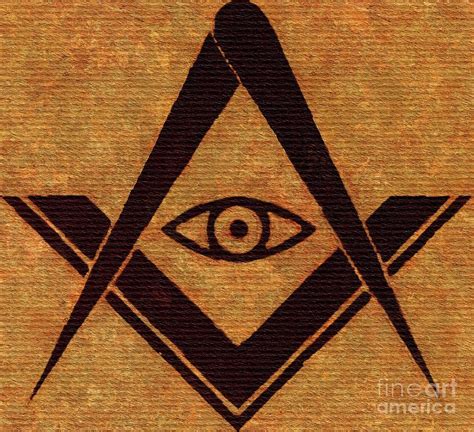 Freemason, Masonic, Symbols #22 Painting by Esoterica Art Agency - Fine ...