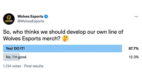 Wolves Esports on Twitter: "The result is clear! 🤩 Next question: Which ...