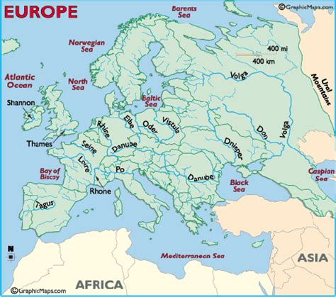 European Rivers | Europe facts, Europe map, World geography