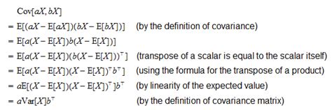 Covariance matrix