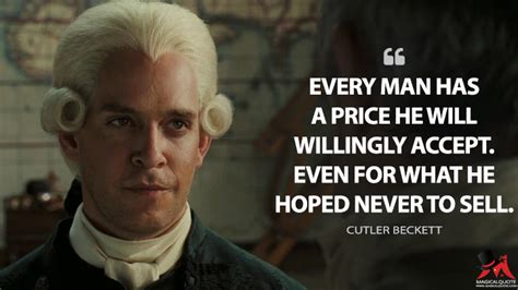 Every man has a price he will willingly accept. Even for what he hoped ...