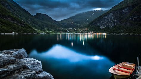 Mountain Lake Beautiful Night, HD Nature, 4k Wallpapers, Images ...