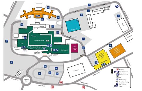 Princess Alexandra Hospital Map