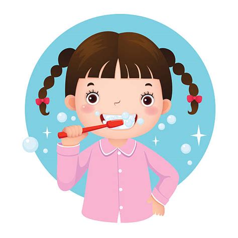 200+ Learning To Brush Teeth Stock Illustrations, Royalty-Free Vector ...