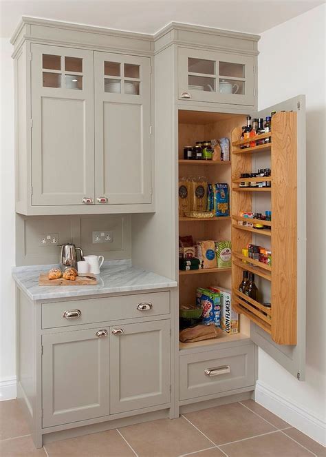 Traditional kitchen cabinet with pantry built into it | Kitchen Storage ...