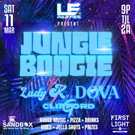 Jungle Boogie - San Diego - LE Parties