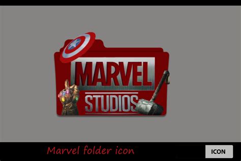 Marvel folder icon by Shiva74482 on DeviantArt