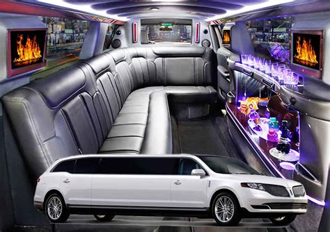 Stretch Limousine 10 Passengers - Traditional White Stretch Limo