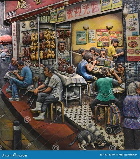 Sai Ying Pun Market Stand-out Art Editorial Photo | CartoonDealer.com ...