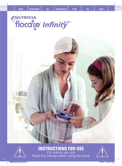 NUTRICIA FLOCARE INFINITY INSTRUCTIONS FOR USE MANUAL Pdf Download ...