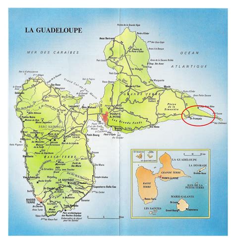 Large Detailed Map Of Guadeloupe Guadeloupe Large Detailed Map Porn ...