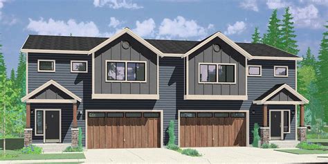 2 Story Duplex Floor Plans With Garage - floorplans.click