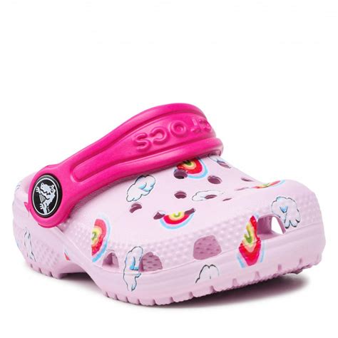 Slides CROCS - Classictoddler 207321 Ballerina Pink - Clogs and mules ...