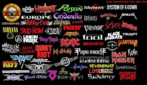 Hard Rock Band Logos