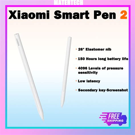 Xiaomi Smart Pen 2 Original Xiaomi Stylus Pen 2nd For Xiaomi Pad 6 / 6 ...