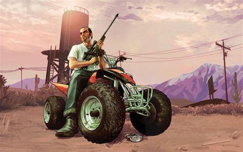 Illustration of Trevor for Grand Theft Auto V by Rockstar's senior ...