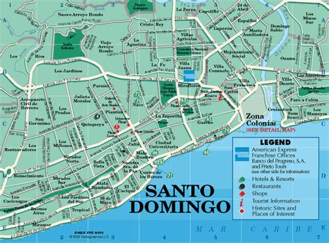 Caribbean-On-Line: Dominican Republic Maps: Santo Domingo