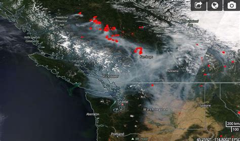 Cliff Mass Weather and Climate Blog: Smoke Pushes Into Washington State