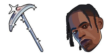 Fortnite Cursor with Travis Scott Skin - Sweezy Custom Cursors