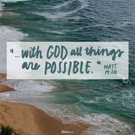 Your Daily Verse - Matthew 19:26 - Inspirations