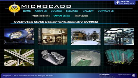 Microcadd Institute - Website Proposal on Behance