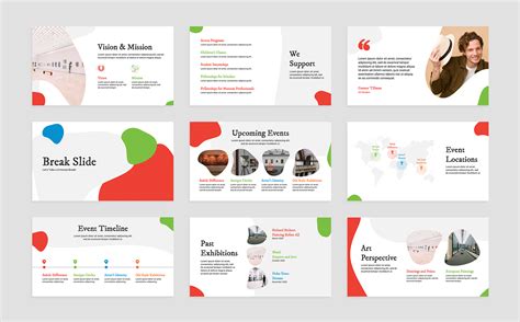 Galerie - Art Gallery Presentation PowerPoint Template for $24