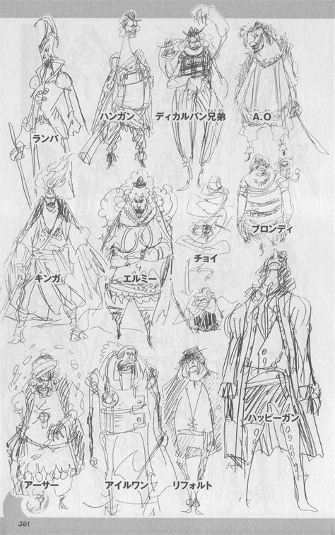 Eiichiro Oda Concept Sketches – NBKomputer