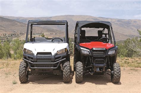 SHOOTOUT: Honda Pioneer 500 vs. Polaris Ranger ETX - UTV Action Magazine