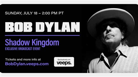 Bob Dylan Announces ‘Shadow Kingdom’ Livestream Concert Special