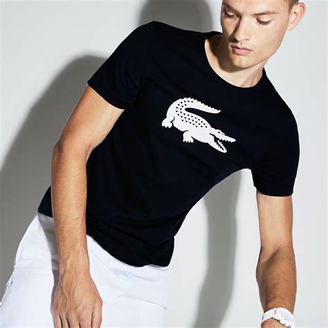 Men's Lacoste SPORT Oversized Crocodile Technical Jersey Tennis T-Shirt ...