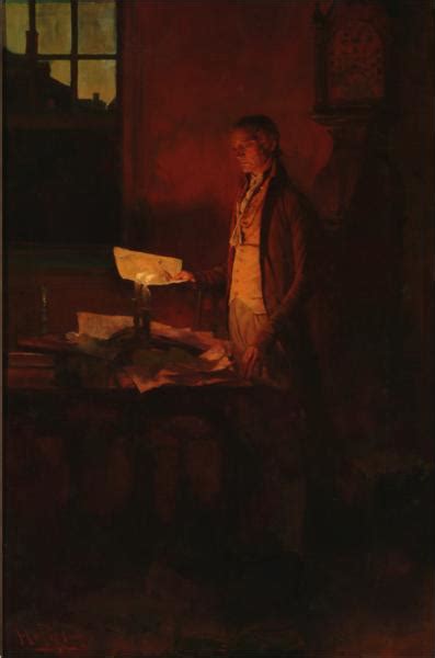 Thomas Jefferson Writing the Declaration of Independence, 1898 - Howard ...