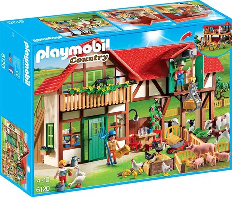 Jeux et Jouets Coffrets de figurines Playmobil 70132 Country Grande ...