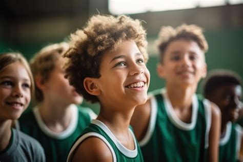 Young basketball players cheerful child | Free Photo - rawpixel