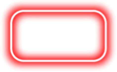 Download Red Neon Rectangle Png, Transparent Png - vhv