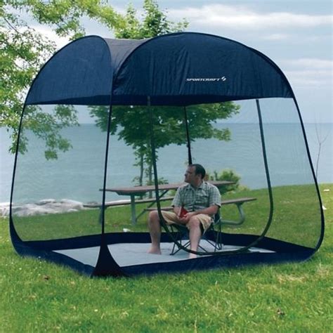 Screen-Tent-Floor-Pop-Up-Room-Camping-Room-Insect-Proof-Beach-Shelter ...