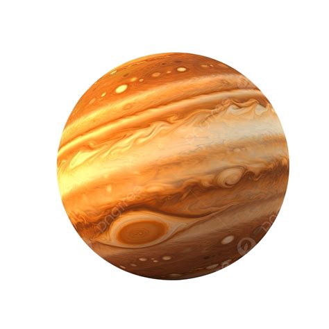 Ilustrasi Planet Jupiter 3d, 3d, Ruang Angkasa, Planet PNG Transparan ...