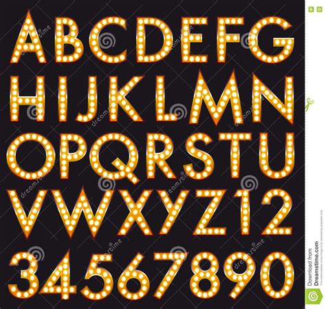 Marquee Letters Font