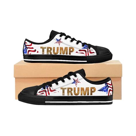 Trump Sneakers Womens MAGA Tennis Shoes Trump 2020 Shoes - Etsy