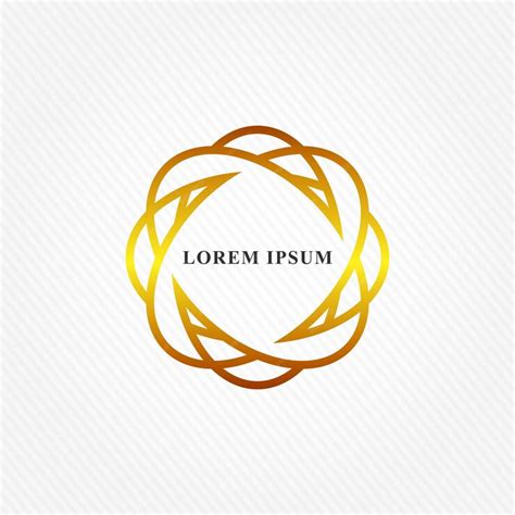 Premium Vector | Gold logo design ideas