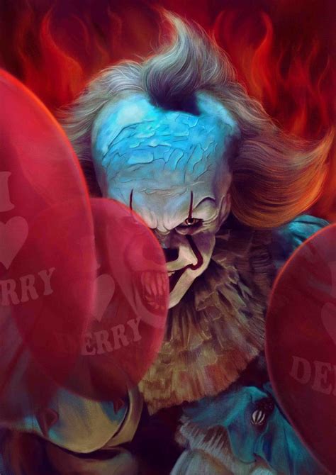 Pennywise Poster Print IT Movie Poster Halloween Decor | Etsy UK ...