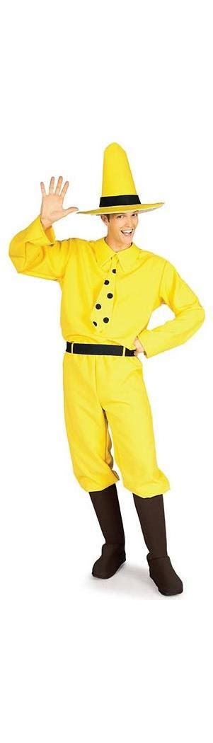 Curious George The Man In The Yellow Hat Adult Costume - PartyBell.com