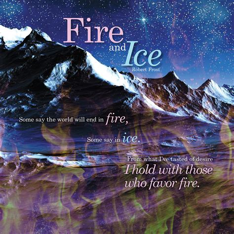 Enhanced Quotation: Fire and Ice :: Behance