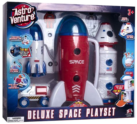 Buy Astro Venture Deluxe Space Playset Toy - Space Shuttle, Space ...