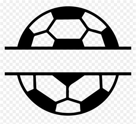 Half Soccer Ball Logo