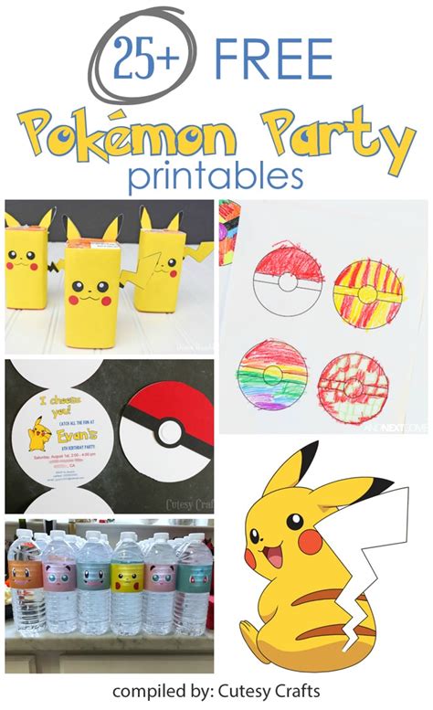 Pokemon Party Ideas - Cutesy Crafts