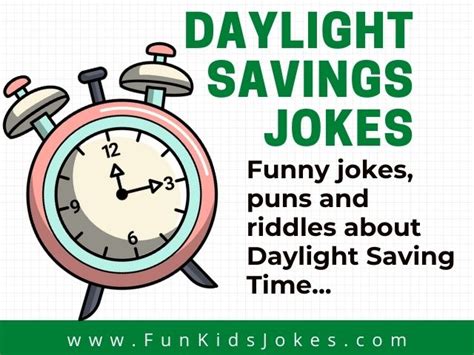 Daylight Saving Time Jokes - Clean Fall Back, Spring Forward Puns & Riddles