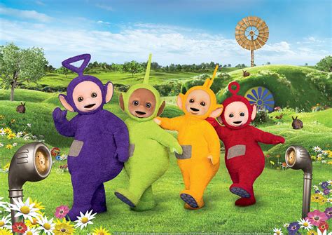 Touch-screen Teletubbies say hello: Tinky Winky, Dipsy, Laa-Laa and Po ...