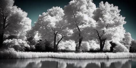 beautiful infrared landscape photography by david | Stable Diffusion